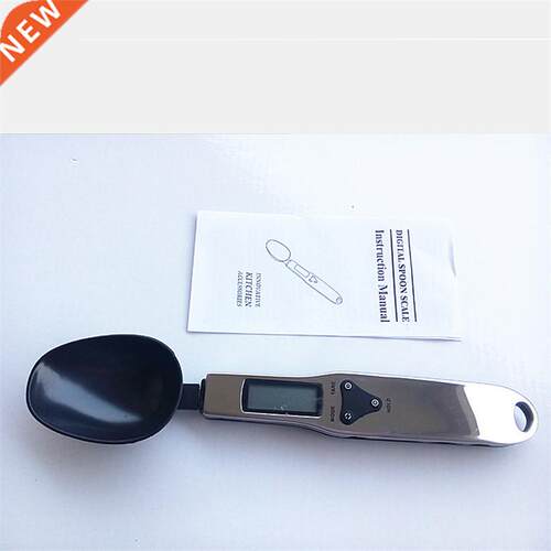 300g/0.1g Portable LCD Digital Kitchen Scale Measuring Spoon