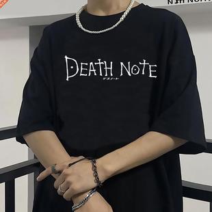 Japanese Anime T-shirt Death Note T Shirt Men Kawaii Cartoon
