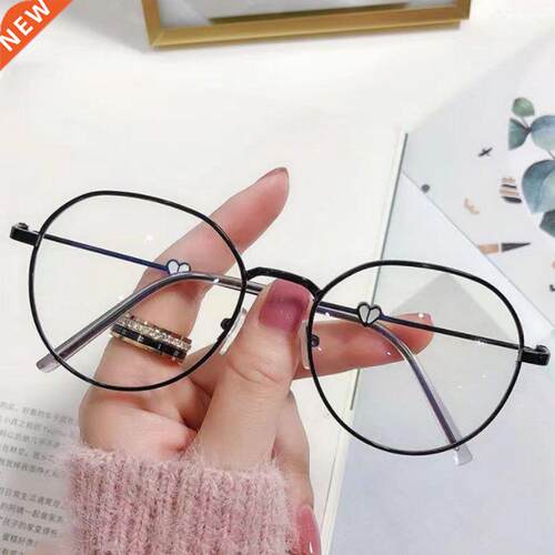 Fashion Anti Blue Light Glasses Women Men Classic Metal Hear