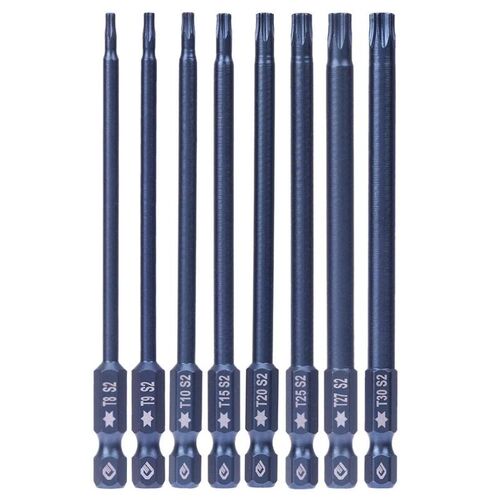10pcs 1/4 inch Shank Torx Screwdriver Drill Bits Security Bi
