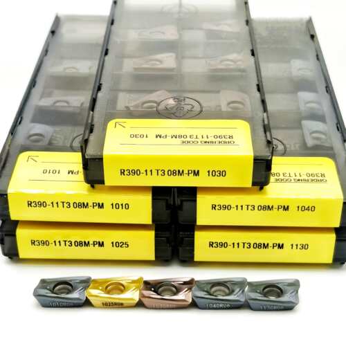 10 Piece R390 11T308M PM 1010 1025 1030 1040 1130 Carbide In