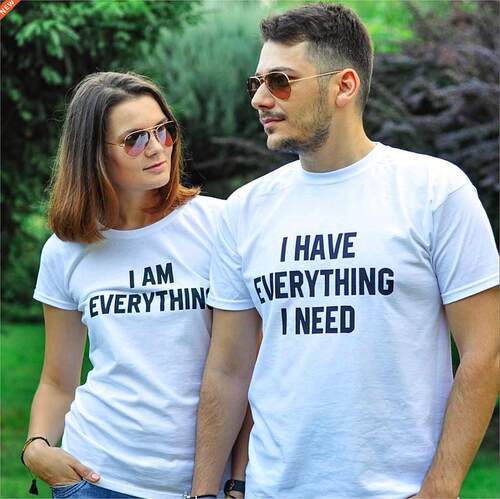 Women T Shirt Matching Tshirt I Have Everything I Need I AM