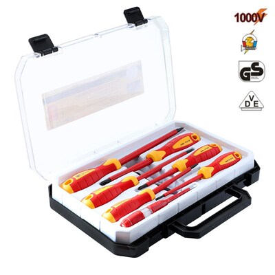 7pcs Hand Tools Changeable Insulated Screwdrivers Set Magnet