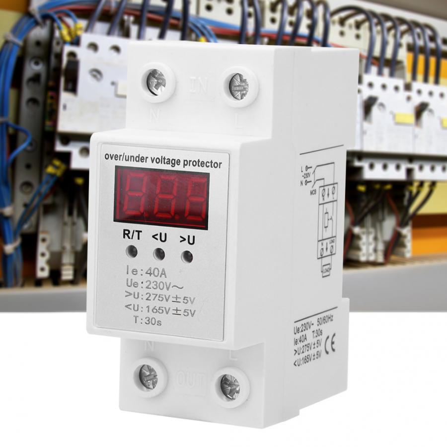 Adjust Voltage Relay Control Over Under Voltage Protector 23