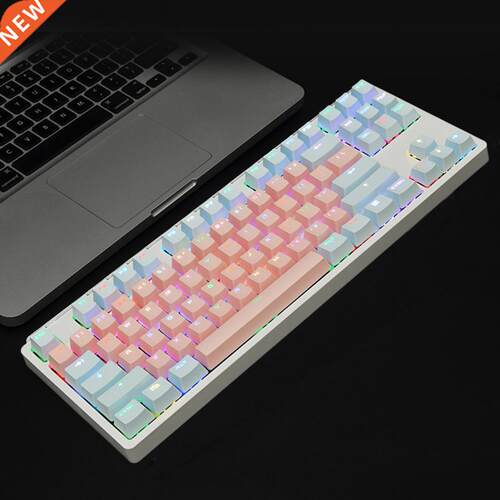 87 Key PBT Double Color Backlight Mechanical Keyboard Keycap