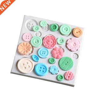 Aouke Button silicone mold  fondant cake mold chocolate f