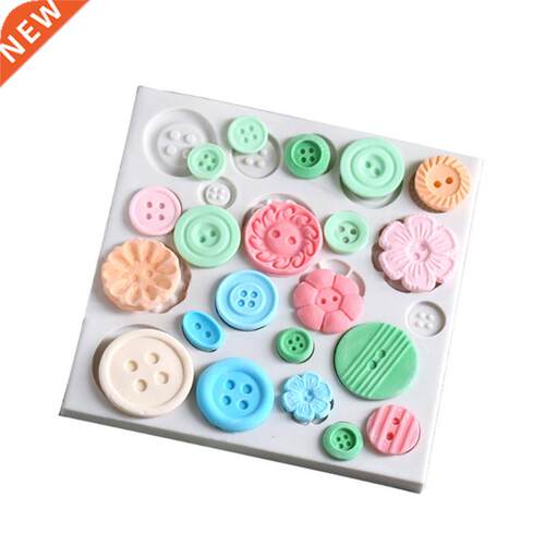 Aouke Button silicone mold  fondant cake mold chocolate f