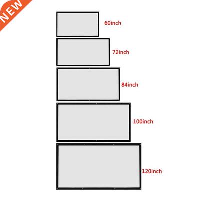 Projector Screen Canvas 3D Wall Mounted Projection LED Scree