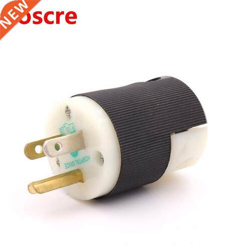 5 Pieces US Male Brass AC Power Plug Hospital Grade HIFI