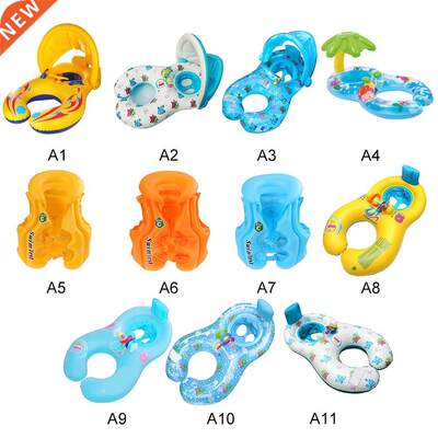 Mother Child Inflatable Ring Swimming Circle Baby Float Inf