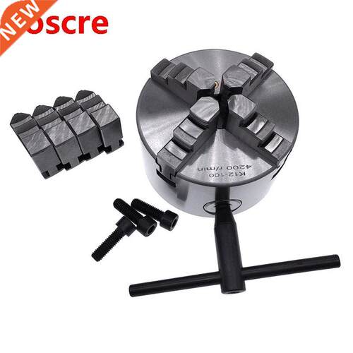 K12-100 4 Jaw Self-Centering Chuck Lathe Chuck Scroll Chuck