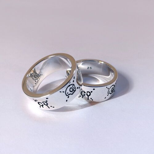 925 Sterling Silver Men's and Women's Rings; Classic Label a