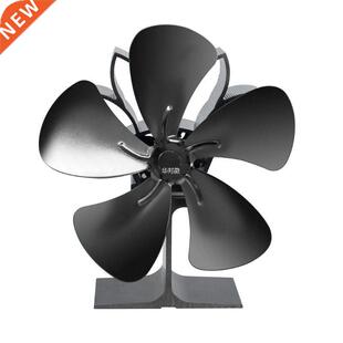 5 Blades Heat Self Powered Stove Freplace Eco Frendly Fan