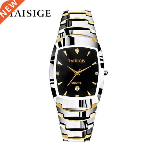 Hot Sale! TAISIGE 2020 Tungsten Steel Watch Man Waterproof