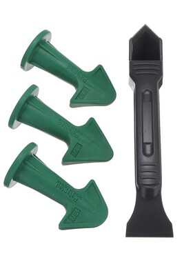 4pcs Reusable Caulk Nozzles Scraper Set Plastic Sealing Caul