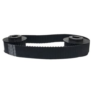 1Pcs HTD 8M-2048 To 8M-2200 Black Rubber Close Loop Timing B