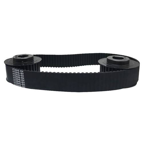 1Pcs HTD 8M-2048 To 8M-2200 Black Rubber Close Loop Timing B