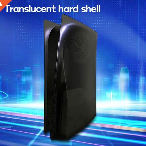 PS5 Optical Drive Version Translucent Black Shell Protective