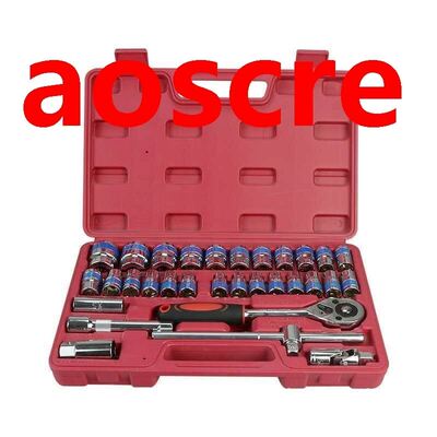 32Pcs 1/2 socket wrench combination ratchet Chrome vanadium