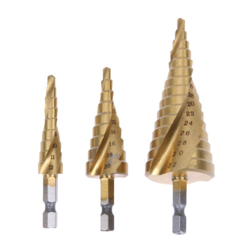 3pcs 4-12/20/32mm HSS Spiral Grooved Center Drill Bit Solid