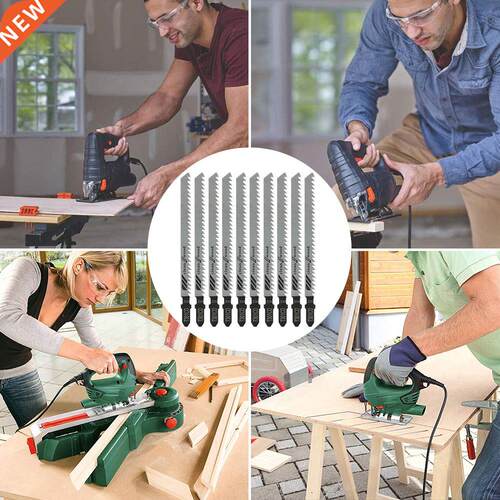10Pcs T301CD Jigsaw Blade Set T Shank Fast Down Cut Worktop