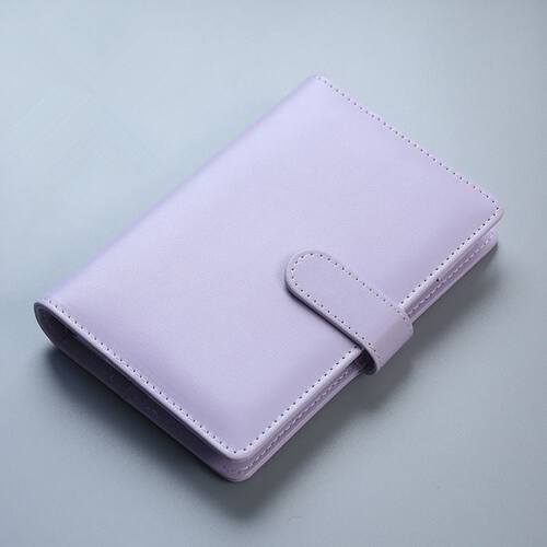*New P -on Notebook Leather Loose Leaf Refill Notebook Cover