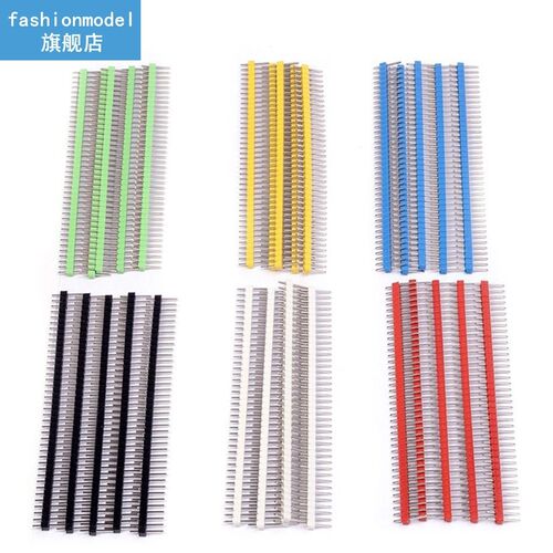 10Pcs Pin Connector Single Row Pin Single Row Straight Pin B