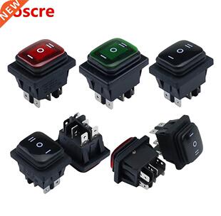 KCD4 Heavy Duty 16A 250VAC Waterproof Rocker Switch 6pin D