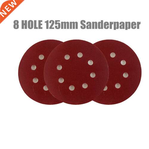 20pcs 125mm 8 hole Sander Disc Sanding Polishing Paper Sand