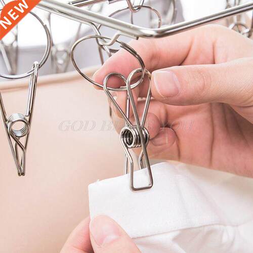 36 Clps Stanless Steel Wndproof Clothespn Laundry Hanger