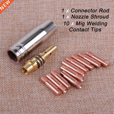 12pcs/Set M 15AK MIG/MAG Welding Torch Contact Tips 0.8x25m