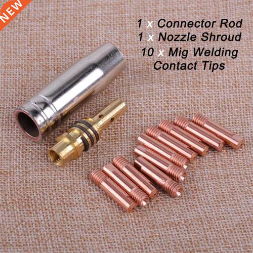 12pcs/Set M 15AK MIG/MAG Welding Torch Contact Tips 0.8x25m