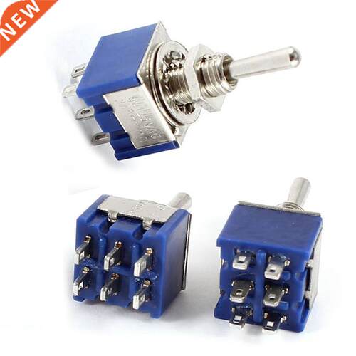 AC 3A 250V 6A 125V DPDT 3 Way ON/Off/ON Latching Toggle Swit