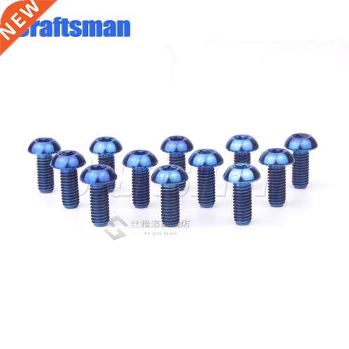 12 Pcs Titanium Bts M5x10 12mm Screw Bt for Disc Brake R