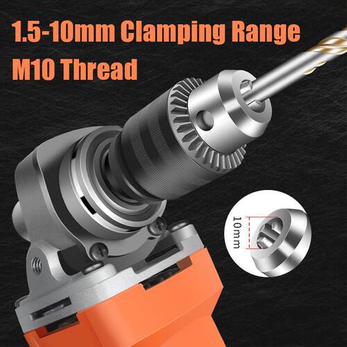 Angle Grinder Electric Drill Conversion Collet 10mm Chuck Ho