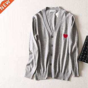 Cashmere Woolen Cardigan Men Fashion V-neck Mens Sweater Kni