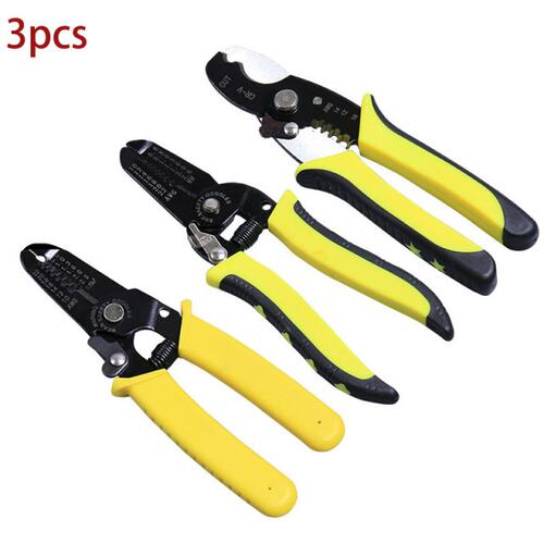3Pcs/Set Hand tool Crimping Pliers 9Types Of Jaws Suitable F