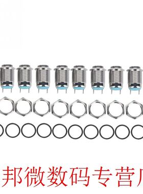 Wholesale 10Pcs/Lot Button Switch 12mm Metal Jog Switch 2A