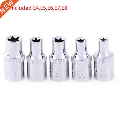 One Or 5pcs E-Socket Sockets 1/4 Inch(6.mm)//8