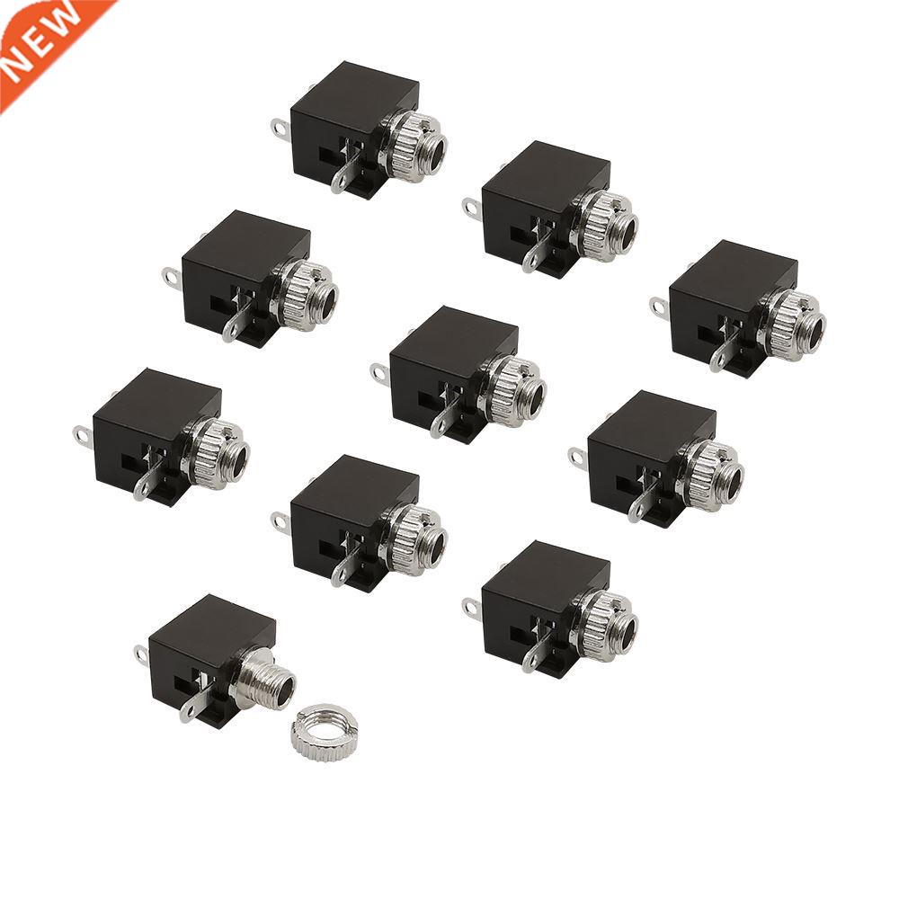 20Pcs PJ201M 2.5mm 3 Pin Audio Female Connectors Mono Channe