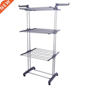 Clothes Airer 3 Tier Laundry Dryer Concertina Indoor Outdoor