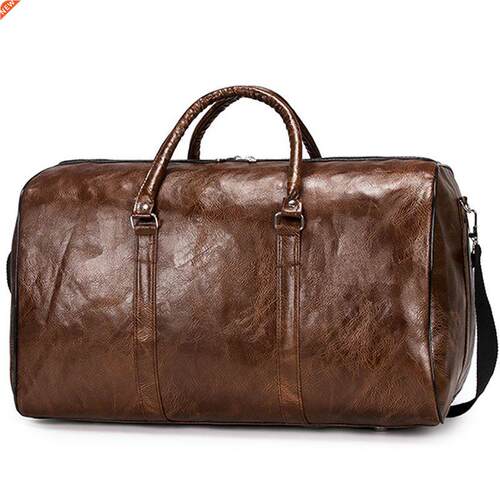 Large Capacity Short-Distance Travel Bag Women Soft PU Leath