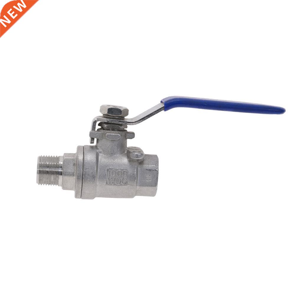 1pcs Ball Valve BSP 1/4		 Male x Female Thread 2 Piece