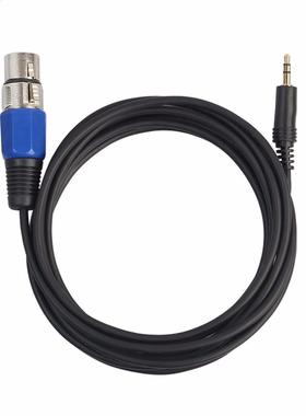 3 Pn XLR Female To Rght Angle 1/8