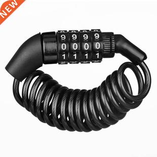 Bicycle Lock Steel Cable Chain Security Safety Bike Password