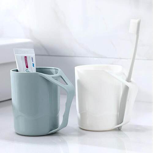 Creative Mug Wheat Straw Mate Environmental Plastic Teeth Cu