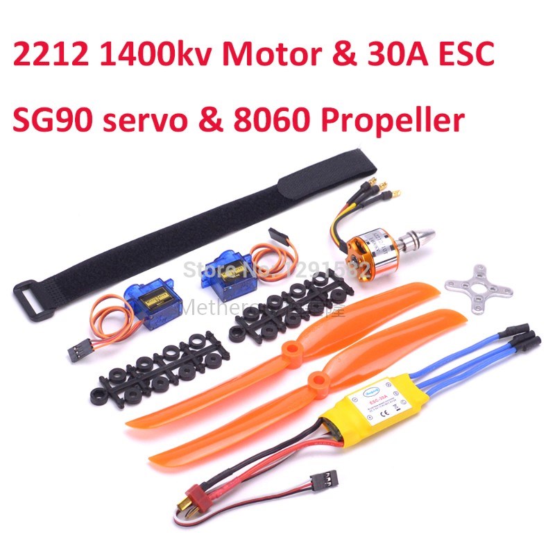 A2212 2212 1400KV Brushless Motor 30A ESC Motor Mount 8060 P
