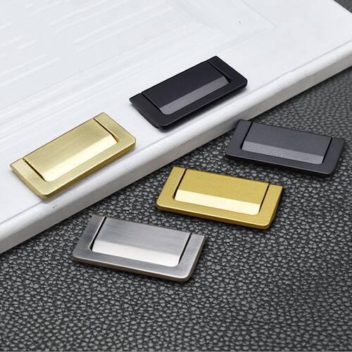 Modern Simple Plane Zinc Alloy Handle High Quality Drawer Kn