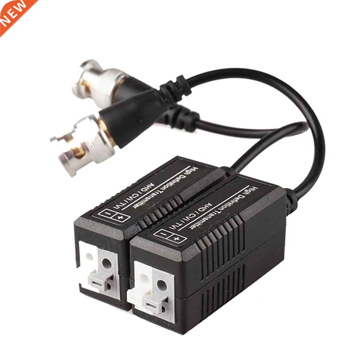 4 Pairs 8 Pieces Passive Video Balun Transmitter & Trans