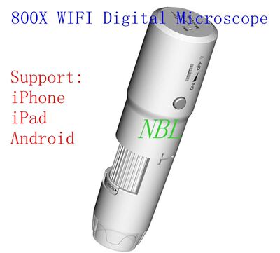 800X Digital WIFI Microscope 25X-800X Wifi Magnifier 8*LED I